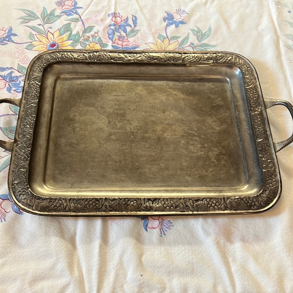 Pottery Barn Tray- approximately 12x17. Used.